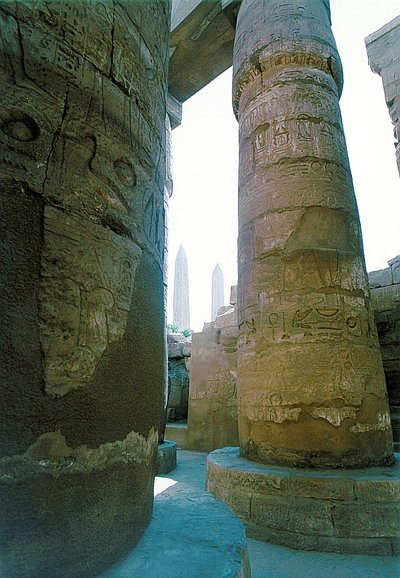 Karnak Two Obelisks